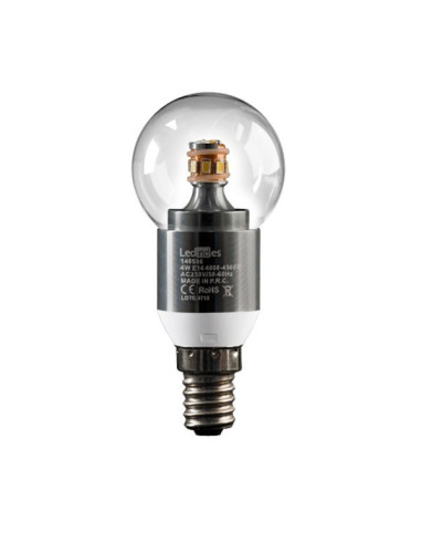 Bombilla LED Esférica E14 4W BC